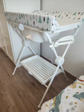 Cambiador con bañera Plastimyr