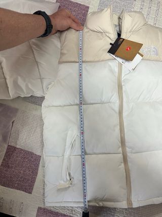 The North Face Abrigo Nuevo Beige/Blanco Talla L