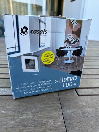 Extractor Casals Lídero con persiana