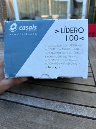 Extractor Casals Lídero con persiana