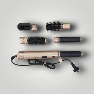 MOLDEADOR Y SECADOR DE PELO MULTIFUNCION 5 EN 1 AMBIANO DORADO BOLSA ARENA * A ESTRENAR*