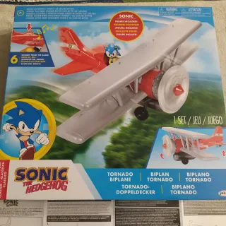 Caja vacía juguete Sonic Tornado Biplane
