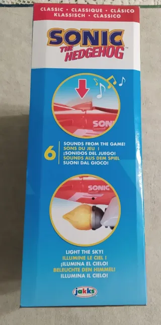 Caja vacía juguete Sonic Tornado Biplane