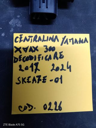 Centralina Yamaha XMAX 300 Decodificare 2017-2024