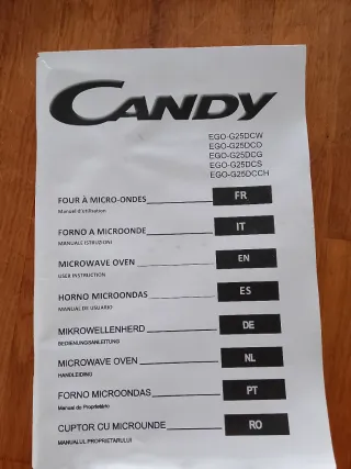 Microondas Candy Rojo