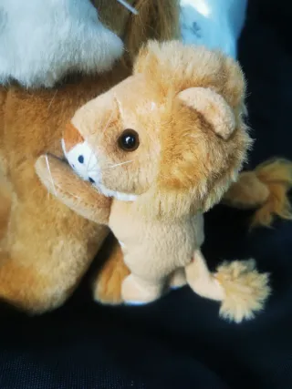 Peluche León y Cachorro