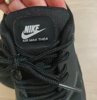 Nike Air Max Thea 38.5 Negro Blanco zapatillas