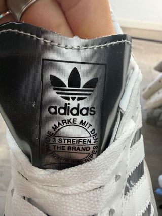 Adidas Plata/Blanco Zapatillas