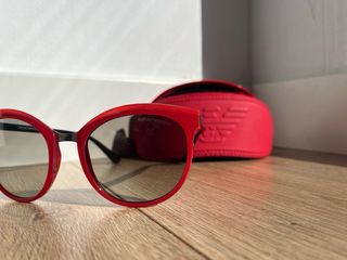 Gafas Emporio Armani Rojas y Negras