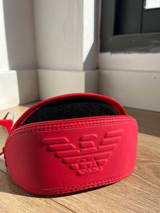 Gafas Emporio Armani Rojas y Negras