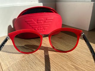 Gafas Emporio Armani Rojas y Negras