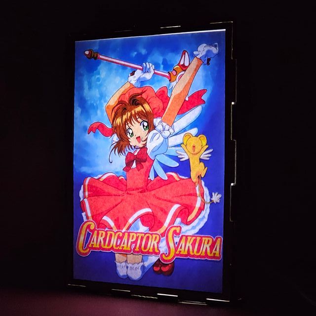 Lámpara LED Sakura Cardcaptor Doble Imagen