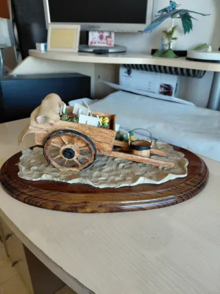 Carro de manualidades decorativo