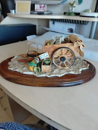 Carro de manualidades decorativo