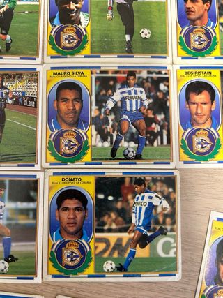 Lote 22 cromos Liga 96/97 Deportivo