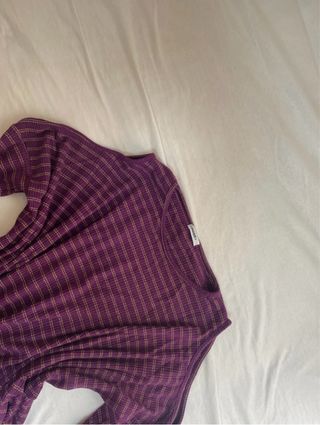 Camiseta Noon XS con detalles dorados