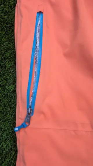 Pantalón esquí naranja tirantes. Picture talla M