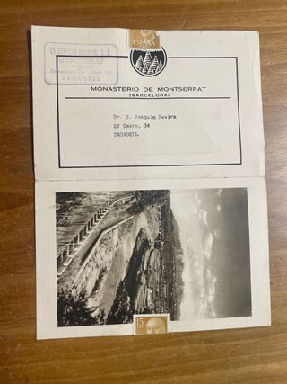 Calendario Monasterio Montserrat 1951 a 1958