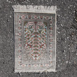 Tappeto Hereke Seta Collezione 55x40 cm