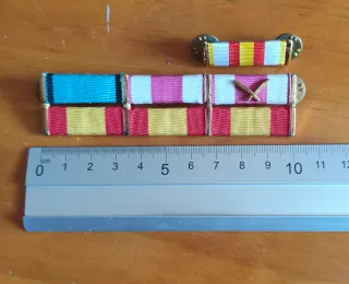 Pasador de diario Marina Armada. Medallas