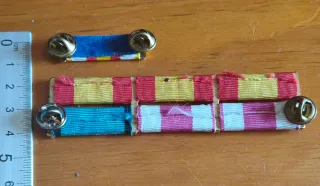 Pasador de diario Marina Armada. Medallas