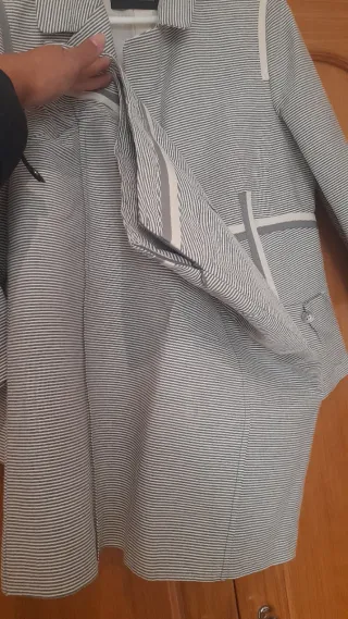Chaqueta Mango Talla Única Blanca