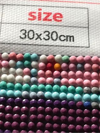 Lámina Diamante Calavera Flores 30x30