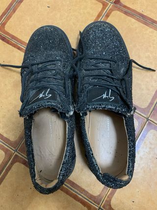 Giuseppe Zanotti Scarpe Uomo Glitter Nere