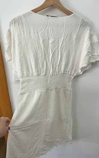 Vestido Blanco Boho-Chic - Ligero Stradivarius