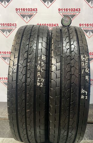 185 75 16C R BRIDGESTONE RUEDA AL 90% VIDA UTIL