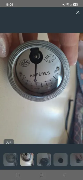 Manometro SIFAM Ampères