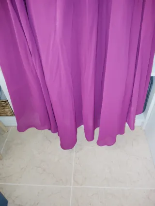 Vestido fiesta buganvilla pedrería