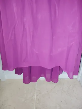 Vestido fiesta buganvilla pedrería