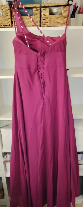 Vestido fiesta buganvilla pedrería