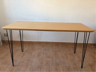 Escritorio Anfallare Bambú 140x65 Incluye patas
