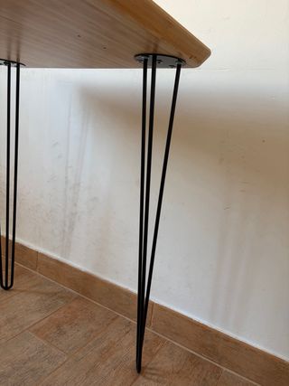 Escritorio Anfallare Bambú 140x65 Incluye patas