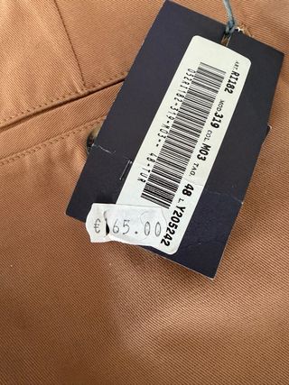 Pantaloni uomo marroni tg48