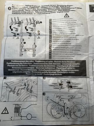 Portabicicletas bola remolque plataforma 2