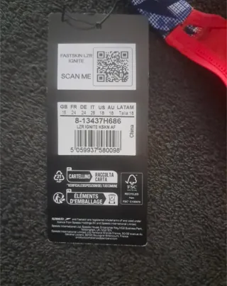 Bañador, Traje de baño Speedo Fastskin naranja