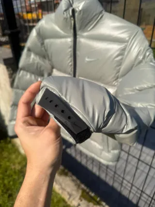Nuevo / Cazadora Puffer Nike x Nocta Talla M Gris