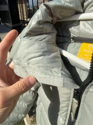 Nuevo / Cazadora Puffer Nike x Nocta Talla M Gris