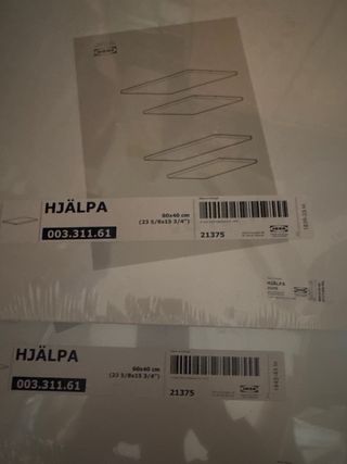 Scaffali HJÄLPA IKEA 60x40 cm (2 pz)