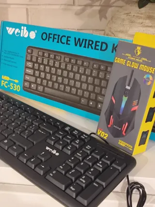 Pack electrónica X²: teclado USB + ratón GAMING