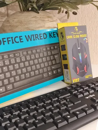 Pack electrónica X²: teclado USB + ratón GAMING