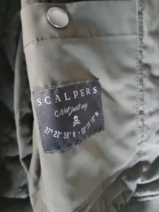 Cazadora Bomber Verde Scalpers Talla M