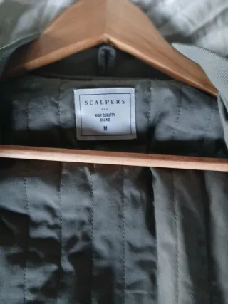 Cazadora Bomber Verde Scalpers Talla M