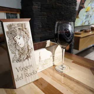 Copa de vino Virgen del Rocío