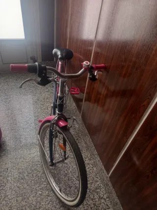 Bicicleta Niña B'TWIN Rosa y Azul