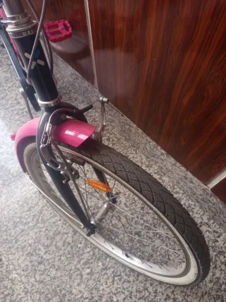 Bicicleta Niña B'TWIN Rosa y Azul