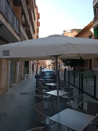 Mesas y sillas terraza